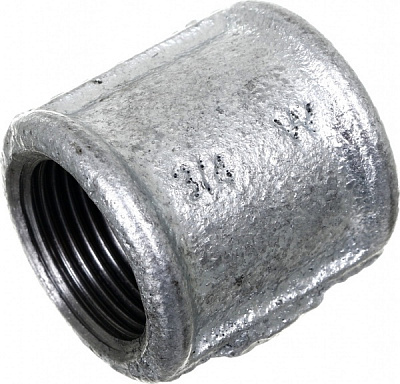 Муфта з’єднувальна ВВ Atusa оцинкована (білий чавун) O1 1/2