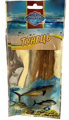 Тунец ТМ Океан Ізобілія Солено-сушеная рыбка 30г