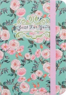 Книга для нотаток Just for you (rose roses) А6 80 аркушів