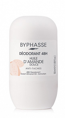 Дезодорант Byphasse Масло сладкого миндаля 48 часов 50 мл