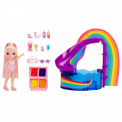 Набор с куклой MGA Entertainment Радужный праздник в бассейне 522249