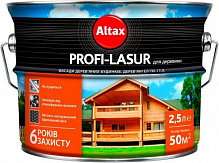 Лазурь Altax Profi-Lasur бесцветный шелковистый мат 2,5 л