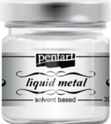 Краска серебро 30 мл Pentart