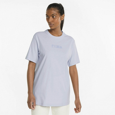 Футболка Puma Downtown Relaxed Graphic Tee 53357921 р.XS блакитний