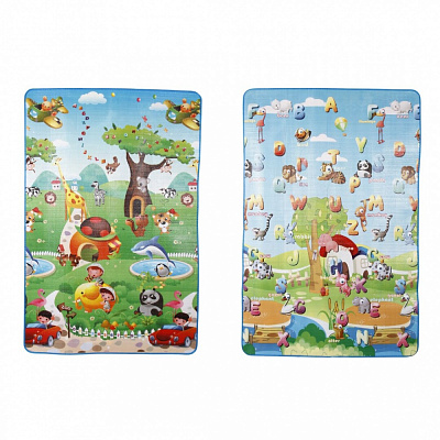 Игровой коврик Lindo Звери 180х120 см F 1011