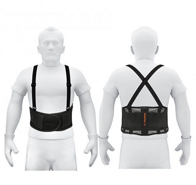 Ремень Truper для поддержки спины вентилируемый FAJA-MV р. M рост универсальный черный