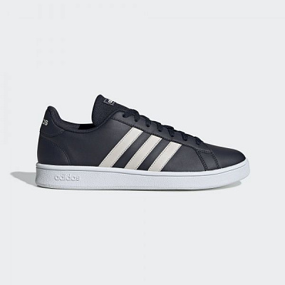 Кроссовки Adidas GRAND COURT BASE EE7906 р.8 темно-синий