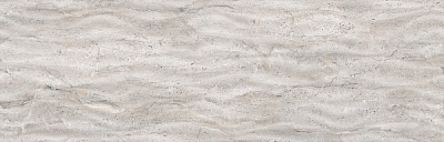 Плитка InterCerama Atrium серый темный рельеф 2580 186 072/P 25х80 