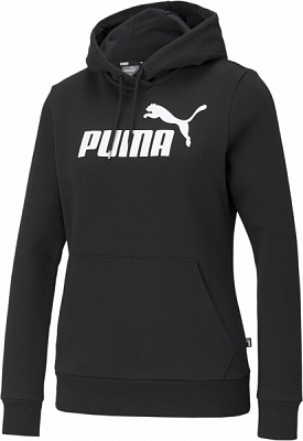 Джемпер Puma ESS LOGO HOODIE FL PUMA BLACK 58678801 р.S черный