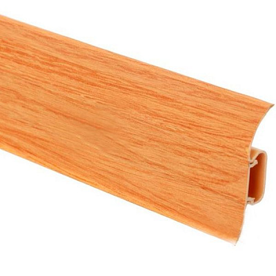 Плінтус ПВХ Novart SW09 дуб шампанський 18x52x2500 мм