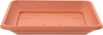 Подставка для цветов 35х35 см 35х35x5 см терракот 