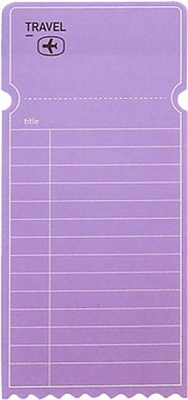 Блоки бумажные самоклеящиеся EA55702 128х58 мм 30 лист. линованный сиреневый Deli