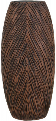 Ваза полігумова коричнева Browny 20х10х44 см