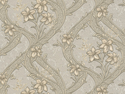 Шпалери вінілові на флізеліновій основі Слов'янські шпалери Le Grand platinum Харіс 8616-10 1,06x10,05 м