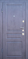 Дверь входная Abwehr АП2-335 096Л (БТ+Б) моноблок KALE+верхний замок KALE серый 2050x960мм левая