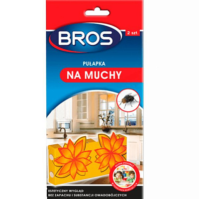 Ловушка для мух на окно Bros 2 шт