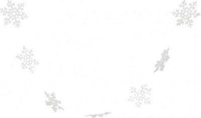 Декорация новогодняя Гирлянда из снежинок 15 см 7 шт. EPI-2019-TW-18 