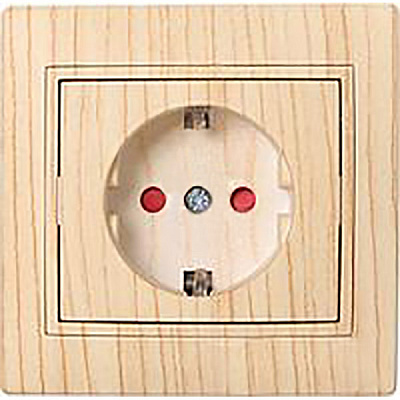 Розетка Lezard Mira 16 А 250 В дуб беленый матовый 701-5252-124B