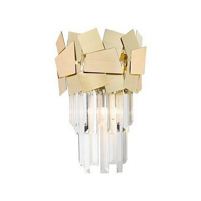 Бра Zuma Line Quasar 2x42 Вт G9 золото