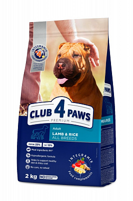 Корм сухий Club 4 Paws Premium для усіх порід