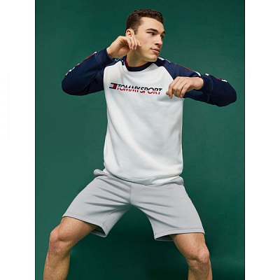 Джемпер Tommy Hilfiger FLEECE TAPE CREW S20S200276100 р. M білий