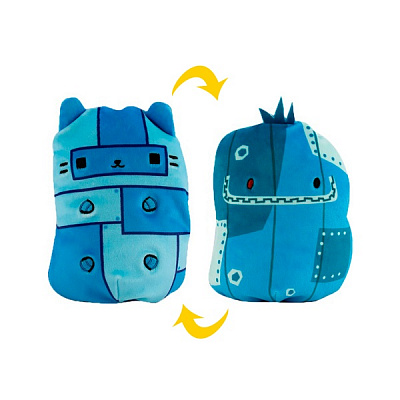 М'яка іграшка Cats Vs Pickles 2 в 1 Котик та огірок Блу 15 см різнокольоровий CVP2200-4