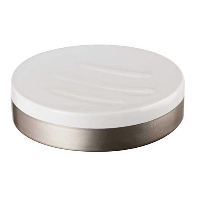 Мыльница Bisk SILK бронзовая с белым 6316