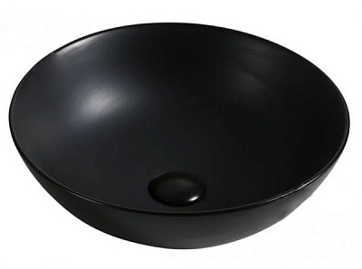 Умывальник Koller Pool Aqua matte black 40x40 см AQA-400-MB