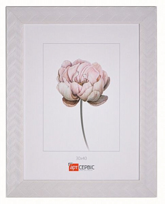 Рамка для фото Арт-Сервіс ЭА-01705 30х40 см білий/білий