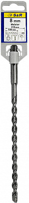 Бур S&R Meister SDS-plus 8x210 мм 200008210