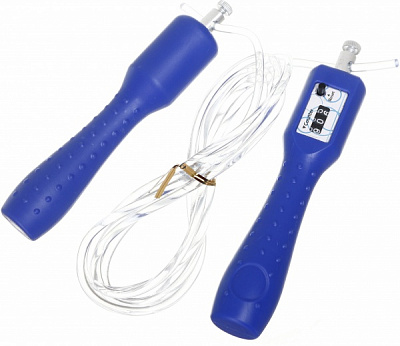 Скакалка MaxxPro kids со счетчиком 29х3х15 см голубая MX0275193