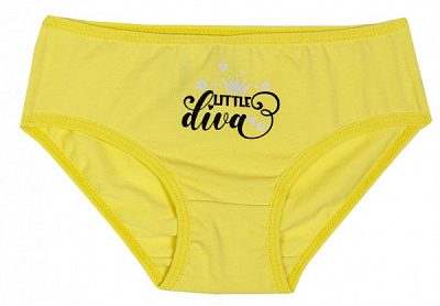 Трусы для девочек KOSTA р.110–116 насыщенно-желтый 2121-8 