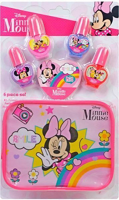 Набор лаков для ногтей Markwins с футляром Minnie 1599042E