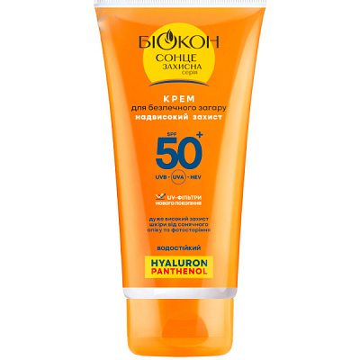 Крем для загара БИОКОН «Сверхвысокая защита» SPF-50+ 160 мл 175 г