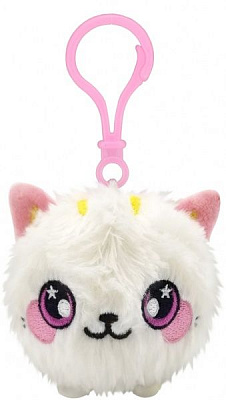 Мягкая игрушка Squeezamals ароматная Котик Шерри на клипсе 6 см SQS00866S