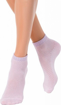 Шкарпетки Conte AJOUR короткі люрекс 15С-81СП 077 р. 25 блідо-бірюзовий 1 шт.