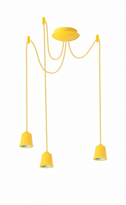 Підвіс ERKA 323 3x60 Вт E27 жовтий 323007