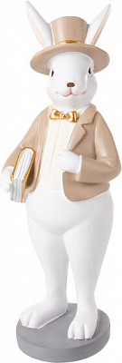 Фигурка декоративная Кролик в шляпе 10x8x25,5 см 192-234 Lefard