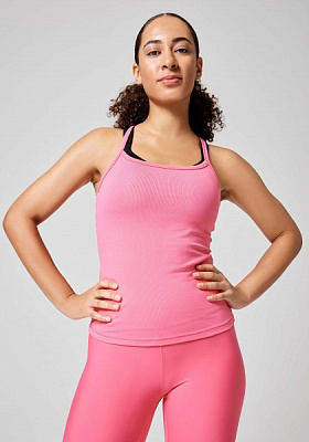 Майка Casall STRAP RIB TANK 22164-395 р.36 рожевий