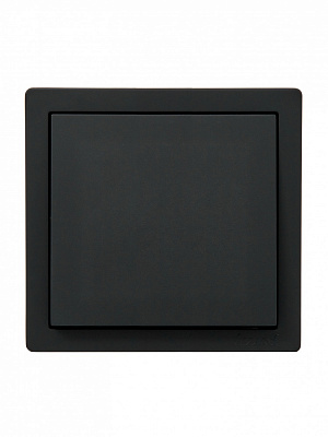 Вимикач одноклавішний Lezard LETO без підсвітки антрацит 752-4200-100