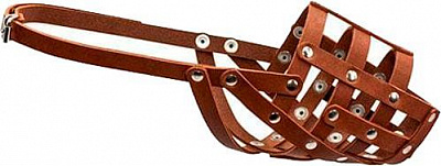 Намордник Collar м'який (ротвейлер сука, лабрадор) коричневий