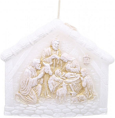 Свеча Домик Рождественский 400