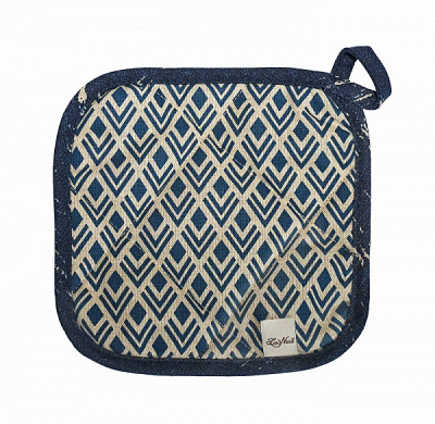 Прихватка Joy 20x20 см синий с рисунком La Nuit 