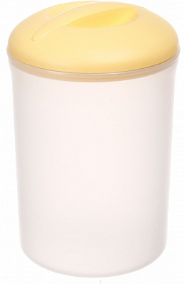 Ємність для сипучих Miami yellow 1,5 л пластик Eurogold