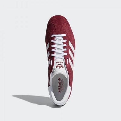 Кроссовки Adidas B41645 GAZELLE B41645 р.11 бордовый
