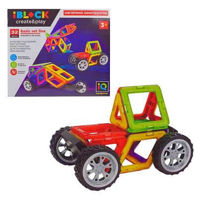 Конструктор магнітний Iblock PL-921-259