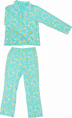 Піжама дитяча для дівчаток KOSTA 1431-6 р.134–140 зелений