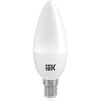 Лампа світлодіодна IEK ECO 5 Вт C35 матова E14 220 В 3000 К 