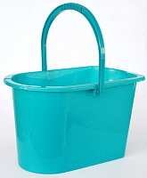 Відро Полимердеталь овальне 14 л бірюзовий 