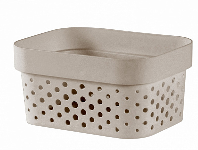 Корзина для хранения Curver бежевый Infinity 1,4 л 83x167x125 мм